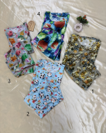 ست تیشرت شلوار نخی سایز XL